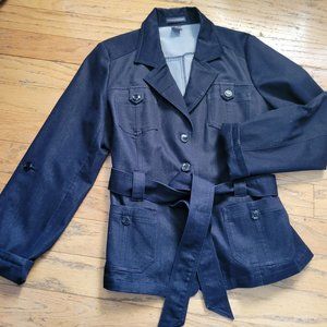 CHELSEA & THEODORE Jean Safari Jacket